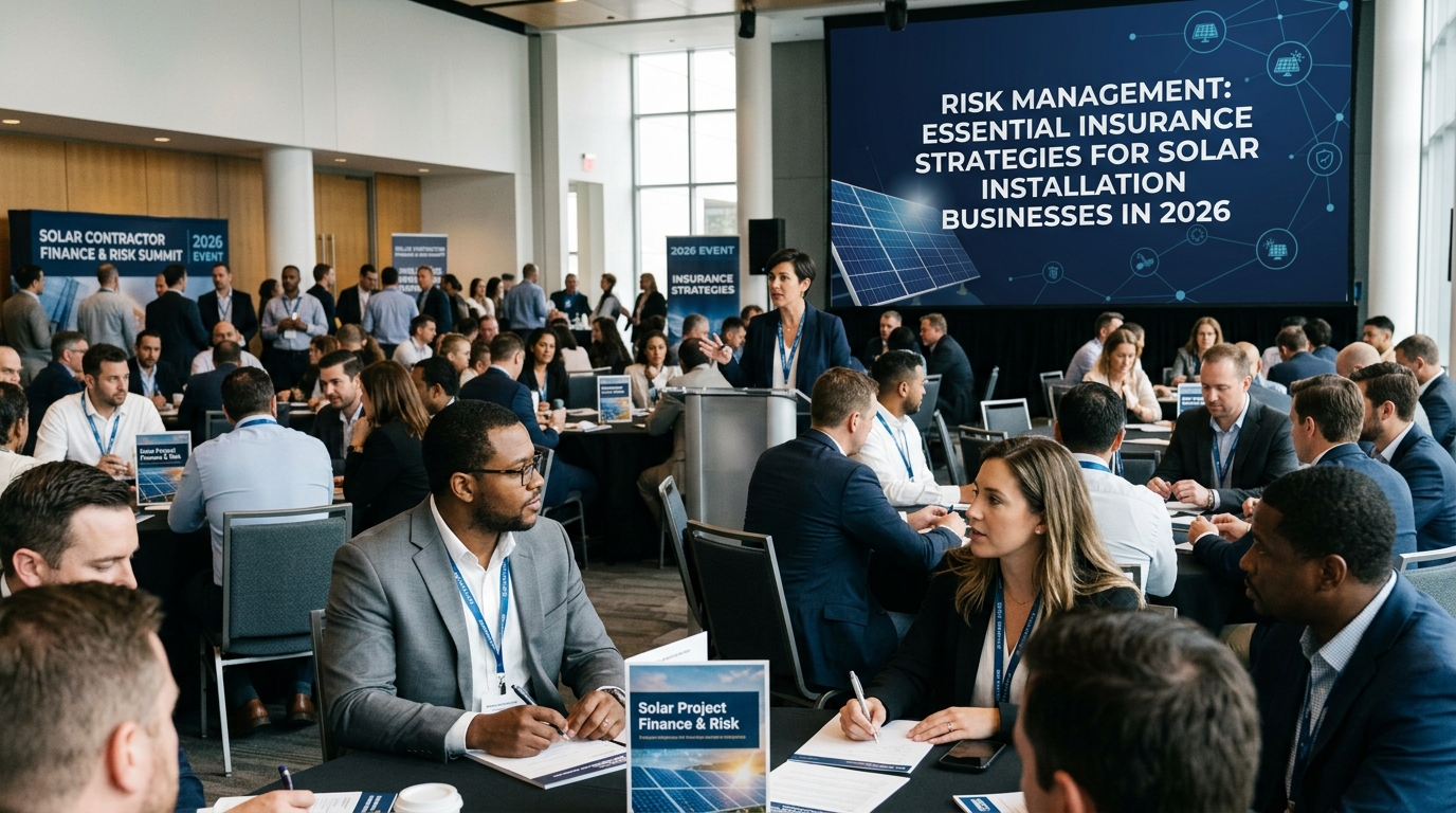 Illustration: Risk Management: Essential Insurance Strategies for Solar Installation Businesses in 2026