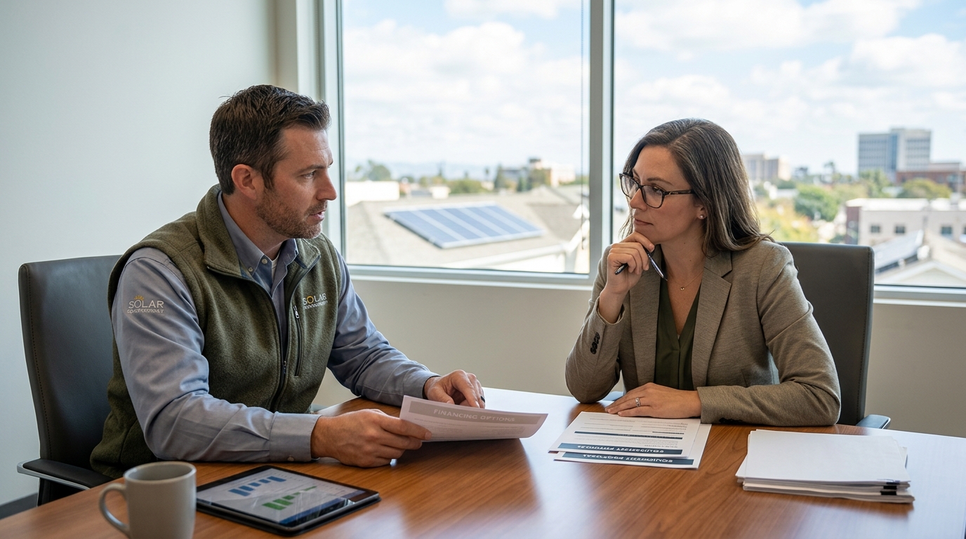 Illustration: Should You Lease or Buy Solar Installation Equipment in 2026?